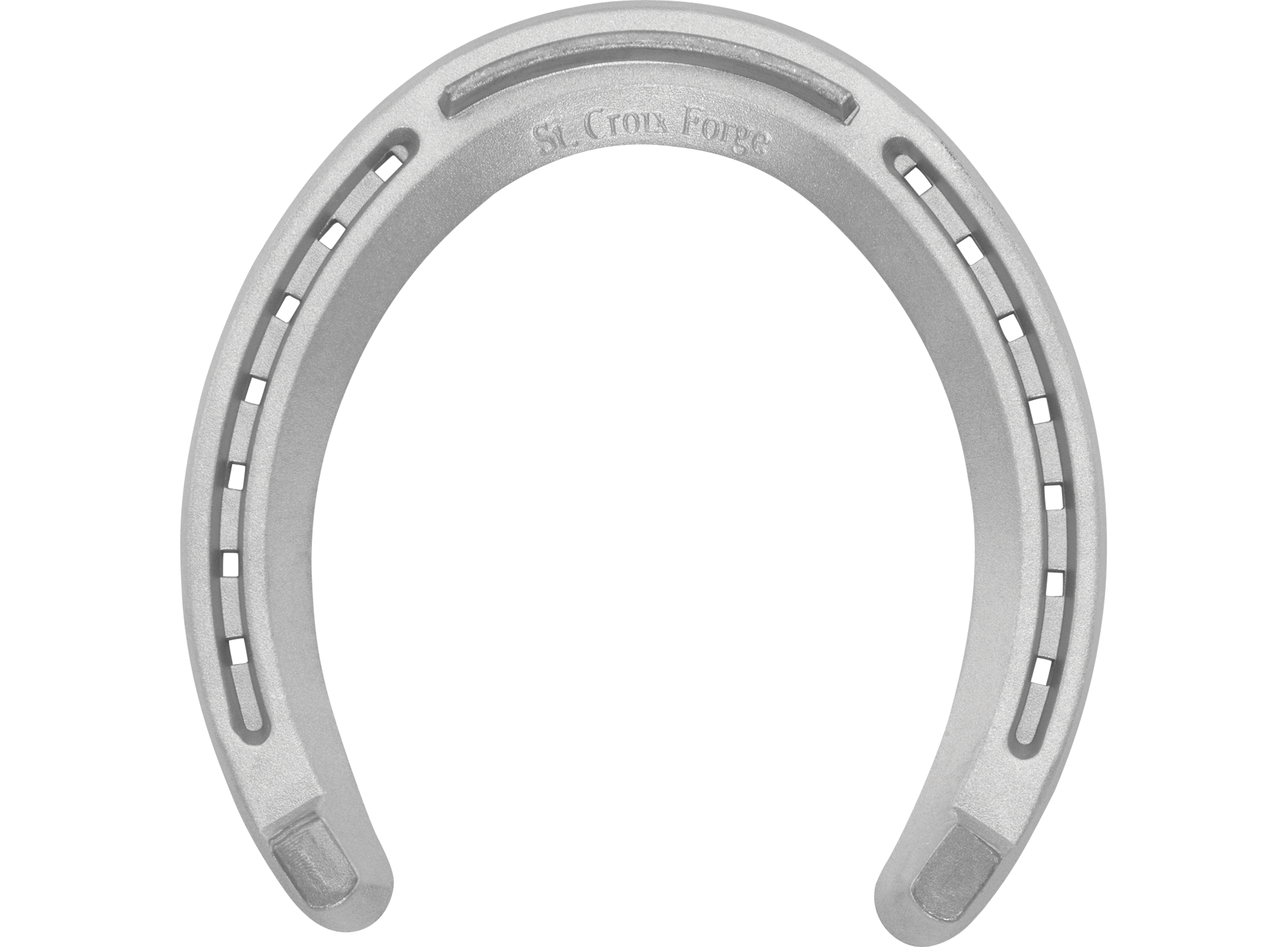 St. Croix Quarter Horse Block Heel horseshoes, front and hind, bottom