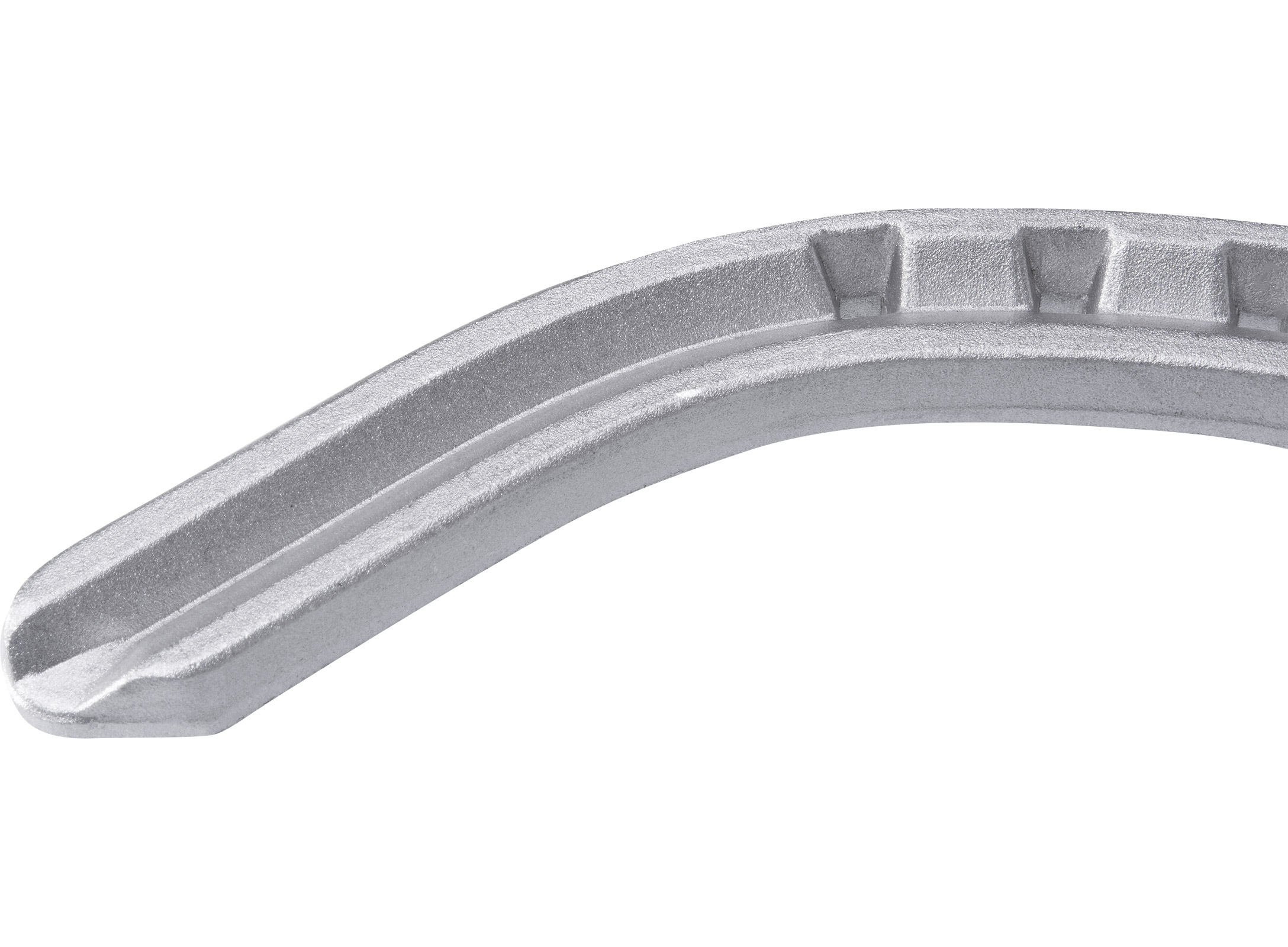 St. Croix Fullered Aluminium horseshoe, detail