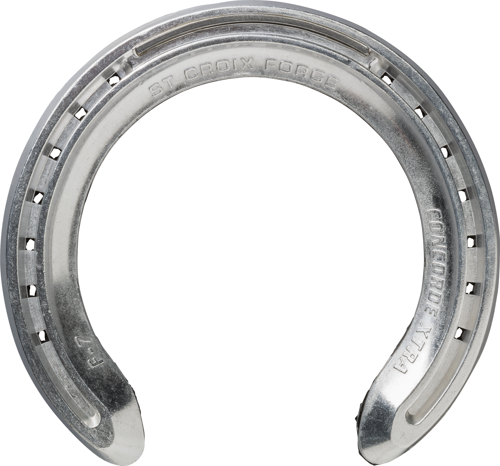 St. Croix Concorde Extra Air horseshoes, bottom side