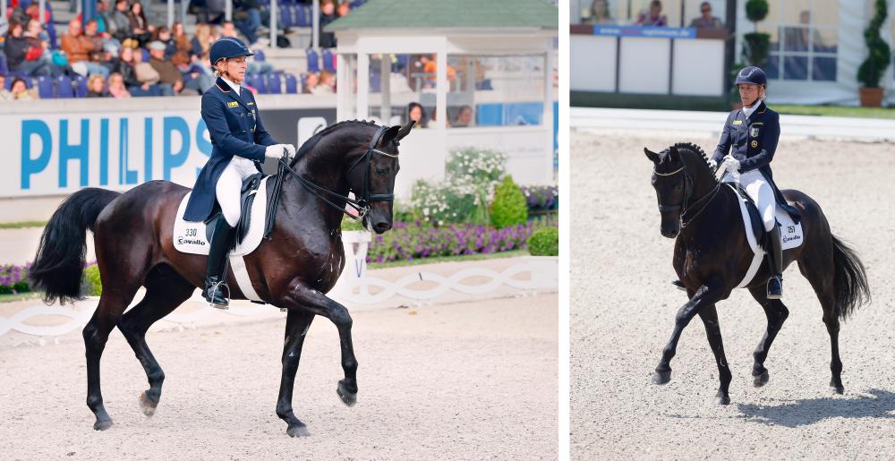 Ingrid Klimke in the Dressage discipline of an Eventing contest