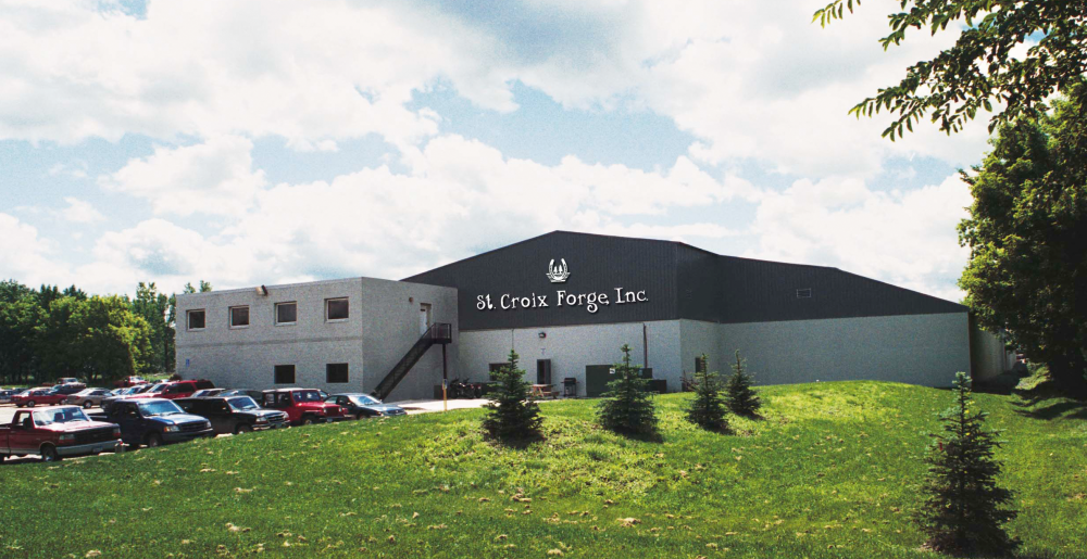 The factory of St. Croix Forge in Forest Lake, Minnesota