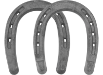 St. Croix Mule and Mule Heeled horseshoes, bottom view