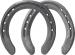 St. Croix Advantage Steel horseshoes, front and hind, bottom side view