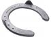 St. Croix Eventer Plus Steel horseshoe, front side clips, hoof side view