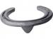 St. Croix Eventer Plus Steel horseshoe, front toe clip, bottom side view