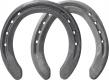 St. Croix Advantage Steel horseshoes, front and hind, bottom side view