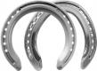 St. Croix Concorde Extra Aluminium horseshoes, front and hind, bottom view